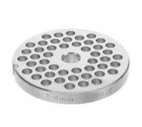 Générique Disque de Coupe pour Hachoir à Viande Manuel en Acier Inoxydable 12 Trous 6 MM Adapté aux Travaux de Broyage Cuisine et Boucherie