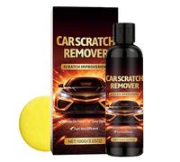 Générique Disque de Polissage pour Carrosserie - Pâte Abrasive 100 g,avec Éponge Efface-Rayures pour Voiture | Correction Vernis Soins Finition Extérieure Taches d'eau et Oxydation Légère