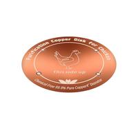 Générique Disque De Purification pour Bain d'oiseaux - De Purificateur d'eau, Nettoyant pour Bain, De Purification De Fontaine | Filtre De Fontaine d'oiseaux De Jardin, Nettoyeur De Piscine D'