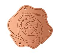Générique Disque en Cuivre pour Bain d'oiseaux - Support À Trois Points, Accessoires De Jardin De 0,6 Mm D'épaisseur | De Cuivre en Forme De pour Bols De Bain d'oiseaux | Grande Petite Fontaine Sol