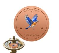 Générique Disque Métallique pour Bain d'oiseaux Nettoyante Eau | Disque Nettoyant pour Bain d'Oiseaux avec Support à Trois Points Pelouse Et Cour, Ferme, Fontaine, Patio, Jardin Et Espaces