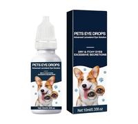 Générique Dissolvant des Taches de Larmes aux Yeux pour Chiens | 10 ML Solution Douce Naturelle apaisante - Anti-Taches de Larmes - pour Soin Vétérinaire Toilettage Maison Extérieur Santé Chat
