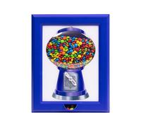 Générique Distributeur De Bonbons | Cadre Photo Distributeur de Gommes - Décoration Murale pour Bonbons Chocolats Friandises Chien Bureau Salon Chambre Bibliothèque