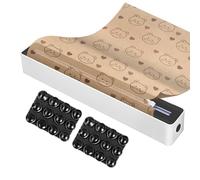 Générique Distributeur de Film 36 cm avec Coupe-Papier, Support essuie-Tout | Distributeur Mural pour Papier sulfurisé et Aluminium, Coupe-Film Peu encombrant pour Cuisine ou réfrigérateur