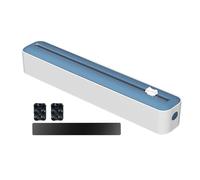 Générique Distributeur de Film Alimentaire avec Couteau - Porte Papier Aluminium et Film Étirable | Organisateur Multifonction pour Rouleaux de Cuisine, Rangement de Sacs, Couteau à