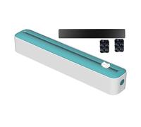 Générique Distributeur de Rechargeable - Coupe-Rouleau de Papier d'aluminium et Distributeur, Rangement Pratique | pour Alimentaire, Papier ciré, Plastique, Organisateur, Stockage des Aliments, o