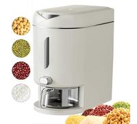 Générique Distributeur De Riz, Conception De Distribution De Riz à Une Touche, Grande Capacité De 10 L/20 L, Stockage De Grains Secs, Plastique sans Bpa De Haute Qualité (10L)