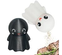 Générique Distributeur De Sel,Distributeur d'Épices Fantôme - Bocal à Assaisonnement pour Cuisine Sucre Cannelle BBQ Restaurants Camping