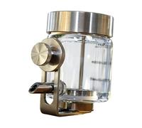 Générique Distributeur d'eau Automatique pour Oiseaux avec Mécanisme à Aiguille Base Renforcée en Acier Inoxydable Installation Flexible Accessoire, Aiguille Fine 150 ML