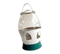 Générique Distributeur d'eau Automatique pour Pigeons avec Poignée de, Abreuvoir pour Cailles, Perruches, Perroquets et Autres Oiseaux Aquatiques, 2L Gris 27cmx17.5cm
