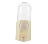 Générique Distributeur Eau pour Oiseaux Abreuvoir Compact Transparent pour Pigeons Petits Animaux Facile à Design Économisant de Espace Eau Visible