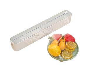 Générique Distributeur magnétique de papier aluminium,Boîte de Coupe Magnétique Antidérapante et Gain de Place - Distributeur de Papier Aluminium,pour Placard, Frigo, Mur, Garde-Manger,
