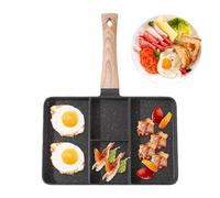 Générique Divided Grilgl Pafn,fryindg Pans Nonstick Egg Paan | Sjection Square Grill Pank Dividled Frying P an | Section Breakfast Pan Meal Skillet Griddle Ed Pahn for Eggs, Bacon