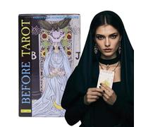 Générique Divination Oracle Cards - 78 English Vision Deck, Fortune Telling Board Game, Tarot Inspired Cards with Symbol Guide, Mystical Reading Tool, Spiritual Guidance and Insight Practice