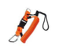 Générique Diving Lanyard - Stainless Steel Spring Coiled Lanyard | Quick Release Metal Buckle Underwater Gear, Retractable Camera Holder for Climbing Camping, Securing and Outdoor Sports