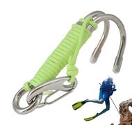 Générique Diving Reef Hooks Stainless Steel Diving Hook with Rope