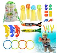 Générique Diving Toy Set | Colorful Set of Swim Toys | Pool Toy for Underwater Diving | Swimming Underwater Pools Training Toys for Beach, Bath, Swimming Pool, Water Play