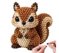 Générique Diy Animaux En Perles Avec Instructions, 1pc Mini Figurine Animaux, Tiny 3d Beaded Animal Diy Kits, Brodés Et Perlés Pour Adultes Débutants Déco Maison Bureau Cadeau