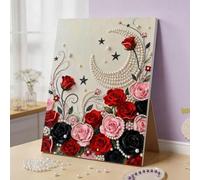 Générique DIY Beaded Art Kit, 3D Pearl Painting Kit, Plastic Pearl Art Craft for Adults and Beginners, Home Decor Gift, Diamond Dots Picture (D#)