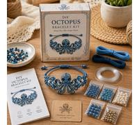 Générique DIY Beaded Bracelet Making Kit, 3D Animal Making Kit (Octopus) | Beadwork Jewelry Craft Kit, Cute Creative Art Handmade Gift for Craft Lover