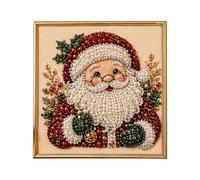 Générique DIY Christmas Pearl Art Kit - Includes Picture Frame & Can