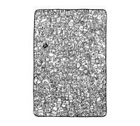 Générique DIY Coloring - Washable Crafting Sofa Throw, Creative Art, Fun Interactive Design, Kids & Family Activity | DIY for Boys, Families, Birthdays, Holidays, Preschools, Living Room