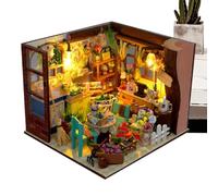 Générique DIY Miniature House Kit - Tiny Diorama Model Craft Set