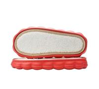 Générique DIY Sole, Lightweight And Soft EVA Sole, Hand Hooked Slipper Soles(Red,38-39)