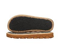 Générique Diy Sole Suction Cup Massage Bottom Elderly Non-slip Slippers Sole Wear-resistant Soft Lightweight Hook Slippers Cotton Shoes(Black,40-41)