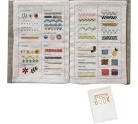 Générique DIY Stitch Book,Creative Mini Sewing Books,Portable Embroidery Stitches Books for Beginner Enthusiast Elevate Sewing Skills Ideal