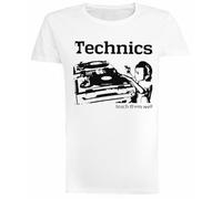 Générique DJ Technics Teach Them Well T-Shirt Blanc À Manches Courtes pour Femmes