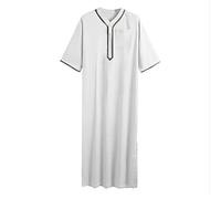 Générique Djellaba Homme Musulman Tenue de Prière Musulmane Gandoura Homme Style Caftan Marocain Kamis Hommes Musulman Dubai Peignoir Saoudien Arabe Robe Arabe Chemises