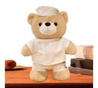 Générique Doctor Bear, Soft Stuffed Toy, 11.81x7.87x2.76 inches Huggable Texture Cute, Cuddly Plush for Desk, Shelf, Bedroom, Office, Kids, Christmas and Birthday