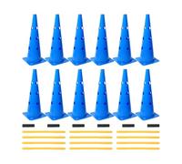 Générique Dog Agility Equipment, Height Adjustable Heavy Duty Obstacle Course Cones for Small Medium Large Dogs, Training Gear for Puppy Exercise, Indoor Outdoor Backyard Park Agility Play and Sports