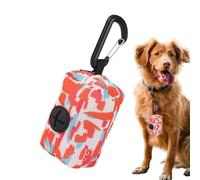Générique Dog Bags Poop Holder, Poop Bag Dispenser, 3.54x2.17x1.77 inches, Portable Bag Holders, Carabiner Clip Attachment, Pet Waste Disposal for Travel and Outdoor (Multicolor)