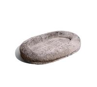 Générique Dog Bed, Canapé-lit Rond Super Grand for Chien et Chat, Tapis de Niche en Peluche for Animaux de Compagnie, Sol de Couchage Chaud d'hiver,for Pets(Brown)
