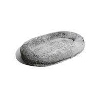 Générique Dog Bed, Canapé-lit Rond Super Grand for Chien et Chat, Tapis de Niche en Peluche for Animaux de Compagnie, Sol de Couchage Chaud d'hiver,for Pets(Gray)