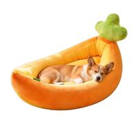 Générique Dog Bed Carrot - Soft Cute Funny Detachable Comfortable Cushion | Indoor Cat Bed Sleeping Mat Small Medium Puppy Kitten Home Bedroom Living Room Apartment Balcony