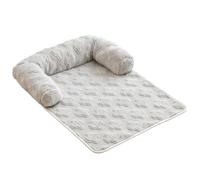 Générique Dog Bed Mat - Plush | 31 inch Calming Non Slip Couch Crate Liner | Washable Soft Pet Mattress for Small, Medium and Large Dogs or Cats, Furniture Protector for Living Room, Bedroom and Home Us
