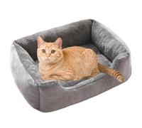 Générique Dog Bed, Rectangular Washable Cushion, Plush Soft Pet Cuddler, Calming Warm Sofa for Puppy Comfort, Ideal for Bedroom, Living Room, Kennel, Floor, Patio, Balcony, Outdoor Use