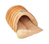 Générique Dog Bed - Velvet, 23.6x14.6x9.8in Cave Sack Warm Plush Nest | Windproof Enclosed Pet Sleeping Shelter Hideaway Bed, Puppy Cave Beds for Living Room, Bedroom, Balcony, Indoor Home Use