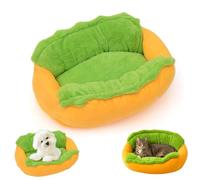 Générique Dog Beds Removable Soft Mat Pet Sofa Cute Beds, Personalised Cute Calming Bed Cat Cushion, for Cozy Puppy Litter Cat Sleeping Cushion
