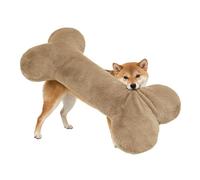 Générique Dog Bone Pillow | PP Cotton 70x25cm Plush Comfort Cushion Pet Toy | Large Calming Sleep Support Pillow for Dogs Puppies Cats Soft Bone Shape Bed Companion Or Work Area