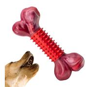 Générique Dog Bone Toy, Teething Stick, Hard Chew, Teeth Cleaning for Puppies in Bedroom, Home, Living Room, Yard, Parks, Indoor, Apartment, Dorm, 8.31x3.5x1.85 inches, Red Colored