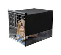 Générique Dog Cage Cover - Breathable Oxford Cloth Protective Sunshade | Mesh Ventilation Pet Kennel Cover | Puppy Small Medium Breed Home Enclosure Indoor Travel Sleep Privacy