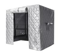 Générique Dog Cage Cover - Windproof Soundproof Rainproof Pet Supplies, Cage Covers for Dog Crates for Indoor | Outdoor Garden Patio Porch Yard Balcony with Adjustable for Airflow Summer