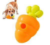 Générique Dog Chew Toy, Carrot Shape Treat-Dispensing Training Tool, Interactive Puppy Teething Plaything, Durable Chewing Fetch Accessory for Indoor Pet Exercise and Entertainment