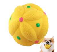 Générique Dog Chew Toys Balls, Pet Latex Molar Chew Ball, 3.15x3.15in Built-in Sound Device Teething Toys, Ideal for Medium-Sized and Small Pets, Perfect for Health and Playtime
