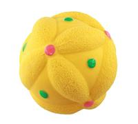 Générique Dog Chew Toys Balls, Pet Latex Molar Chew Ball, Built-in Sound Device Pets Teething Relief Toy, Interactive Fun Plays for Pets, Indoor, Outdoor Use 8x8x8cm