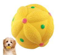Générique Dog Chew Toys Balls, Pet Latex Molar Chew Ball with Built in Sound Device, 3.15x3.15in Interactive Teething Toys for Medium Sized, Small Pets, Portable and Fun Toy